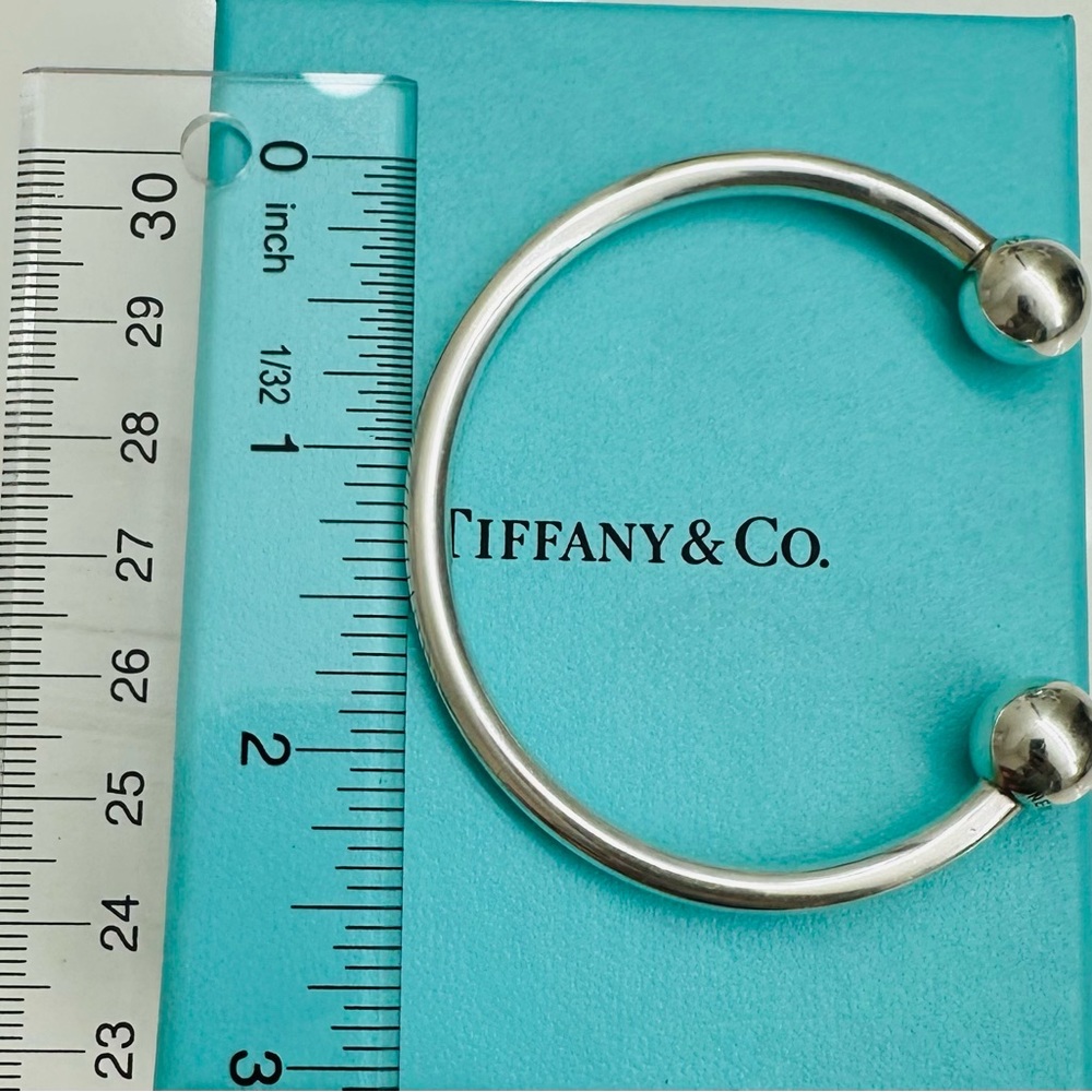 Tiffany & Co. Sterling Silver Ball Cuff Bracelet - Silver - Picture 8 of 9